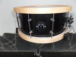 SD Zebrano Black Satin  14"/6,5" Maple Woodhoops